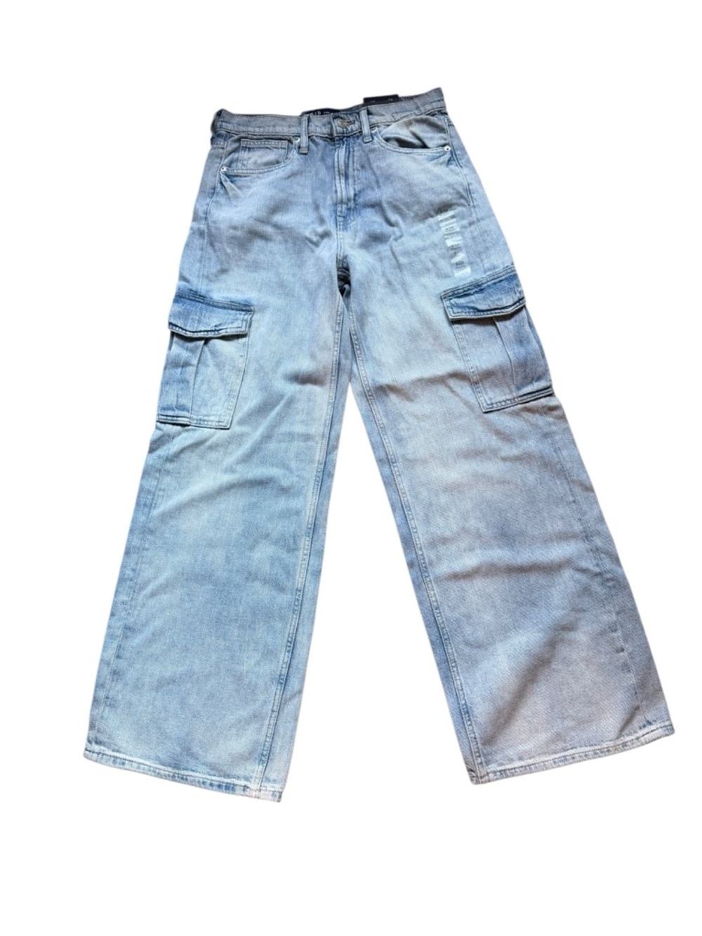GAP High Waist Wide Leg Cargo Jeans NWT 28/6 Regular - Picture 6 of 7